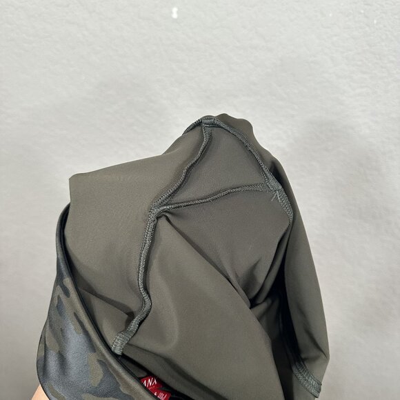 SPANX Faux Leather Camo Leggings in Matte Green Camo - Picture 7 of 12